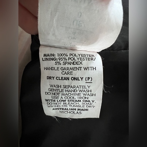 NICHOLAS Black Halter midi open back Sheath cocktail dress size 0 - Picture 10 of 11